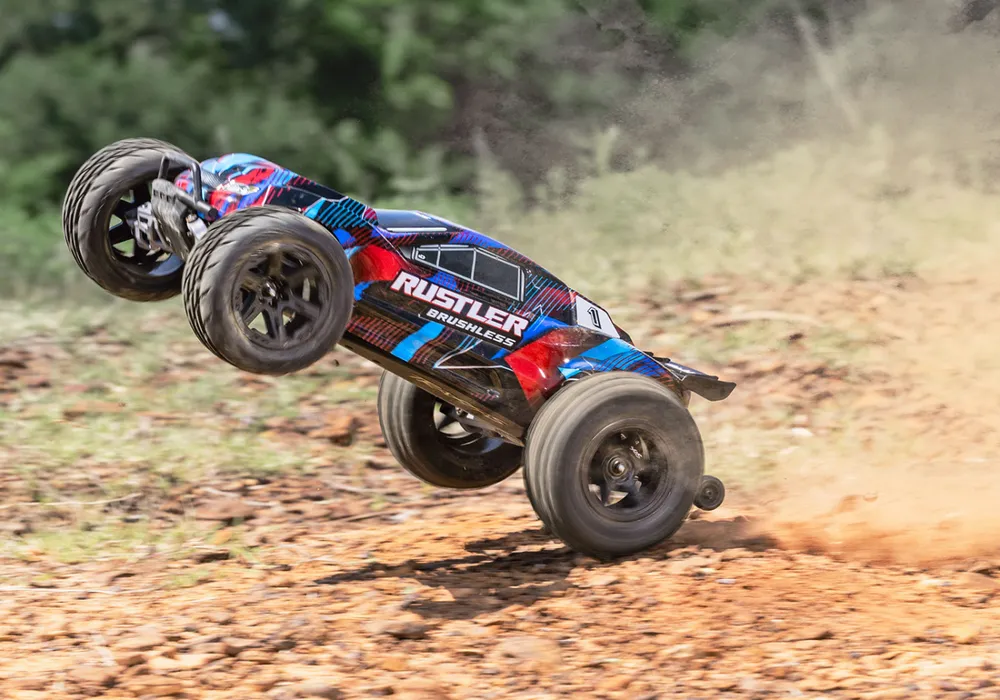 Rustler 2WD 1/10 HD VX3 BL 3S RTR Röd - 10