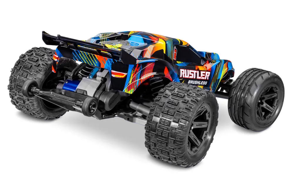 Rustler 2WD 1/10 HD VX3 BL 3S RTR Gul - 3