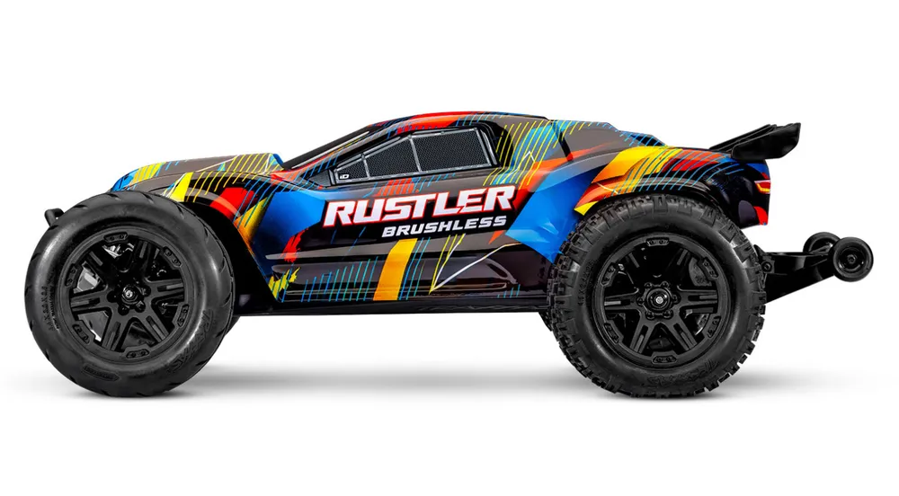 Rustler 2WD 1/10 HD VX3 BL 3S RTR Gul - 5