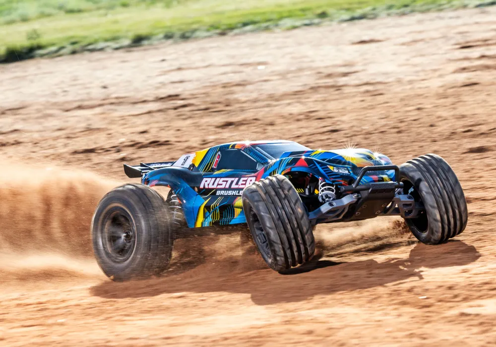 Rustler 2WD 1/10 HD VX3 BL 3S RTR Gul - 9