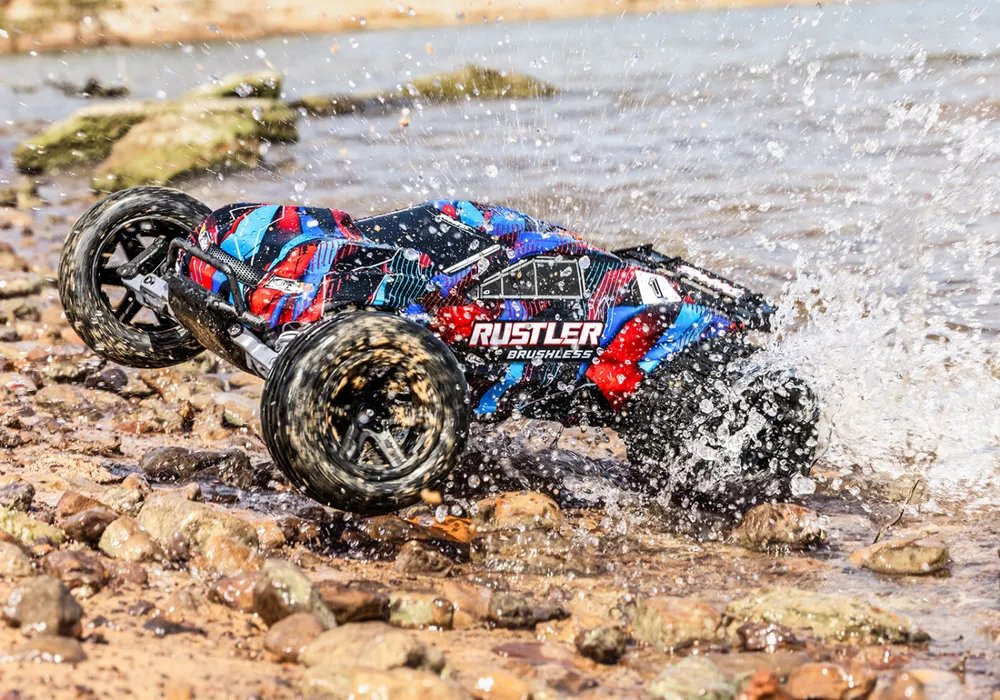 Rustler 2WD 1/10 HD VX3 BL 3S RTR Gul - 10