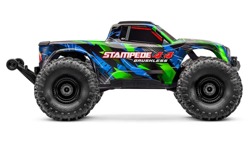 Stampede 4x4 1/10 HD VX3 BL 3S RTR Grön - 3