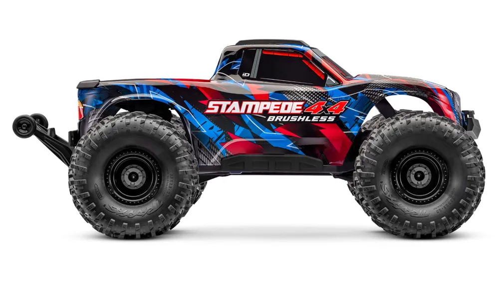 Stampede 4x4 1/10 HD VX3 BL 3S RTR Röd - 3