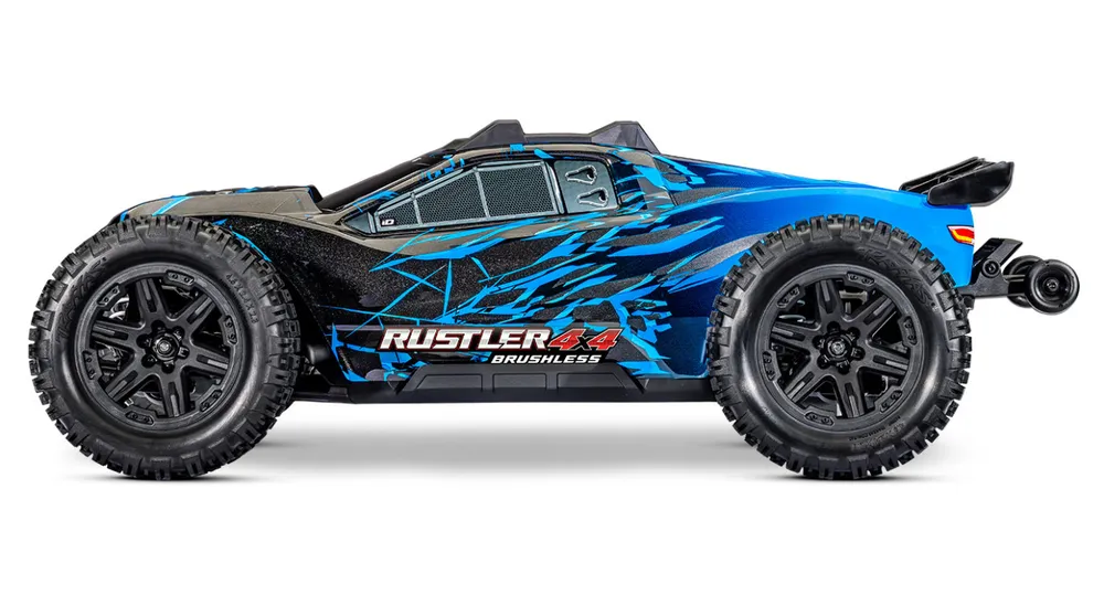 Rustler 4x4 1/10 HD VX3 BL 3S RTR Blå - 3