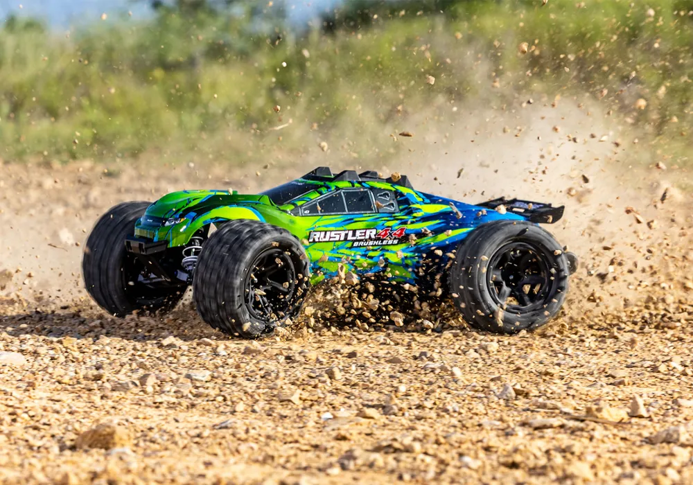 Rustler 4x4 1/10 HD VX3 BL 3S RTR Grön - 8