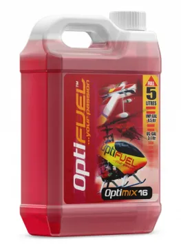 Optimix Bränsle 16% Nitro, 18% Klotz oil 5L lämplig för Heli