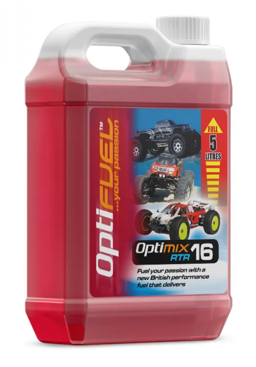 Optimix RTR Bränsle 16% Nitro 15% Olja 5L - 2
