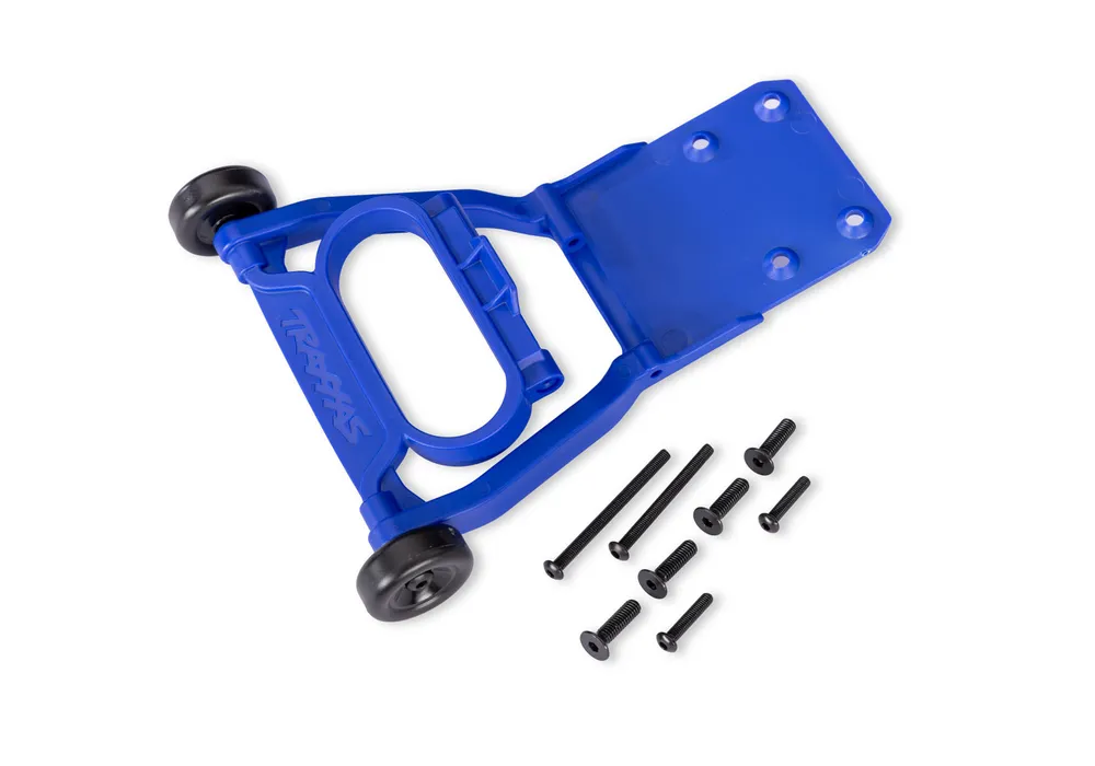 Traxxas Wheelie Bar Komplett Blå (för 2WD med Transmission #3695X) - 3