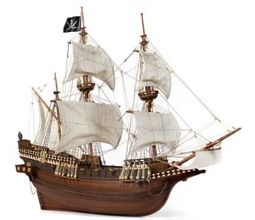 OcCre Buccaneer 1/100 Piratskepp 565mm med Färgset - 10