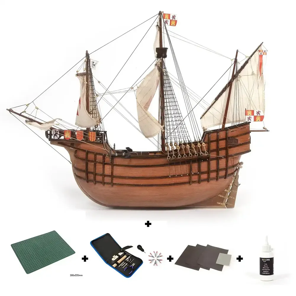 OcCre Santa Maria 1/50 Skepp 530mm med Startset