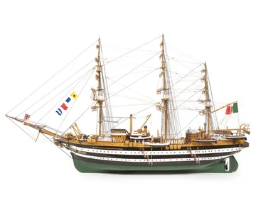 OcCre Amerigo Vespucci 1/100 Skolfartyg 980mm utan Segel - 9