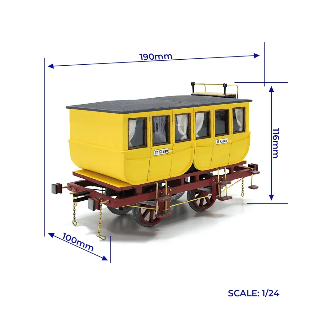 OcCre Adler Passagerarvagnar 1/24 625mm - 4