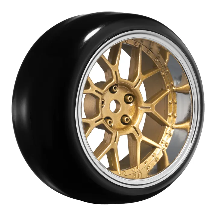 Däck & Fälg Drift / 14-Eker Brons (2,4,6,8mm Offset) 12mm Hex (4) - 4