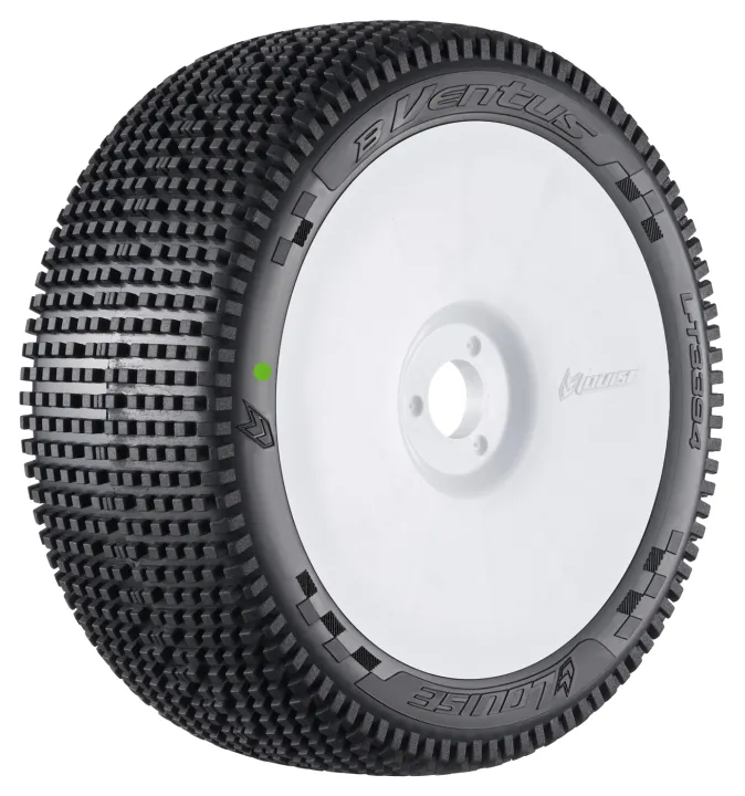 Däck & Fälg B-VENTUS 1/8 Buggy Super Soft Vit (2) - 6