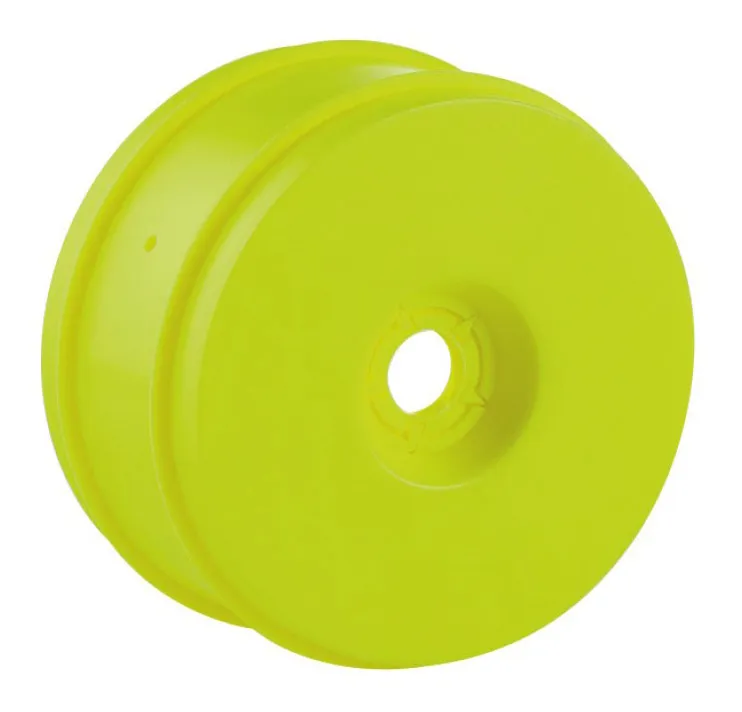 Fälg 1/8 Truggy 0-Offset Gul (2)