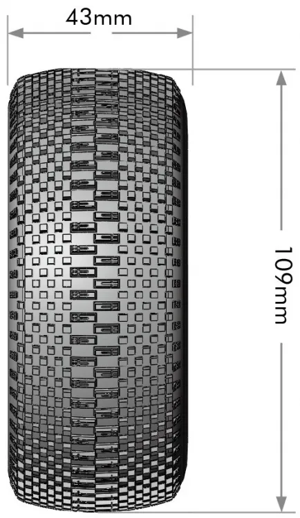 Däck & Fälg SC-GROOVE (Lös Hex 4st) Soft (2) - 2