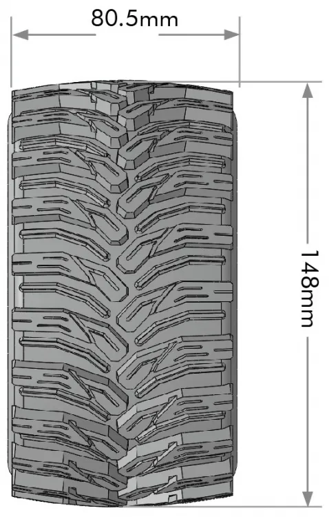 Däck & Fälg MT-CYCLONE Speed 3,8
