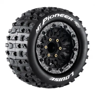 Däck & Fälg MT-PIONEER 1/10 MAXX Soft MFT (Lös 12, 14 & 17mm Hex) (2) - 7