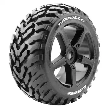 Däck & Fälg T-APOLLO 1/8 Truggy Soft Svart (2) - 3