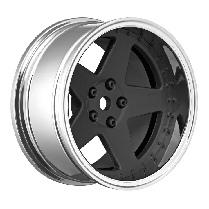 Fälg Drift 5-Eker Matt Svart (2,4,6,8mm Offset) 12mm Hex (4) - 4