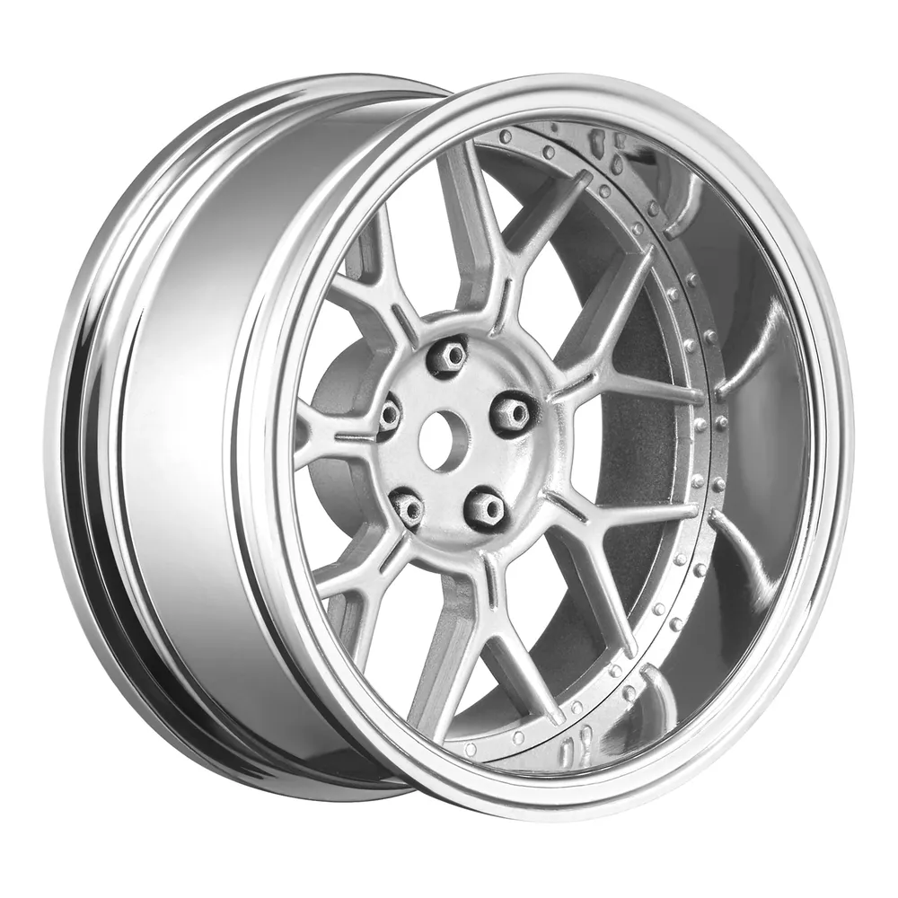 Fälg Drift 14-Eker Matt Silver (2,4,6,8mm Offset) 12mm Hex (4)