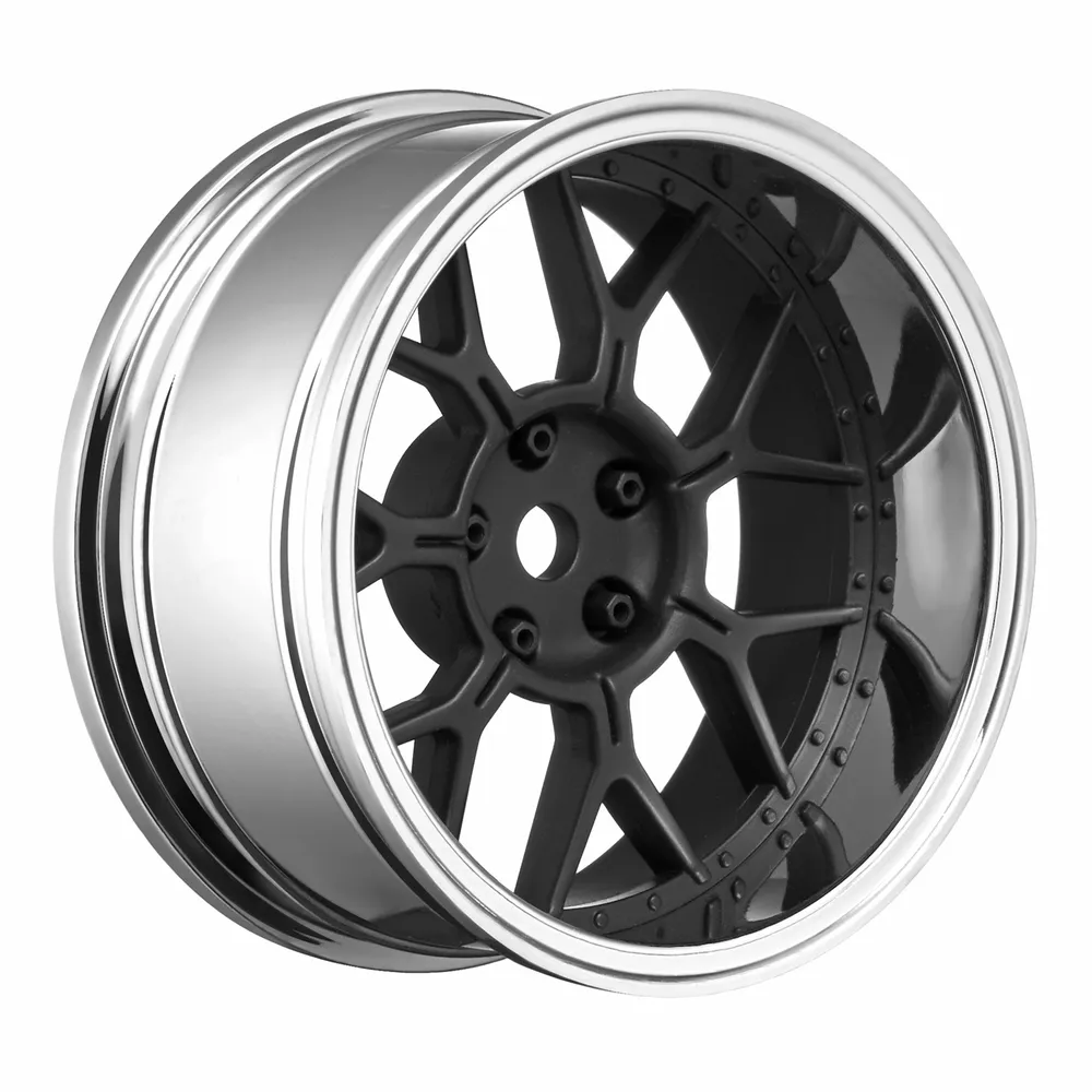 Fälg Drift 14-Eker Matt Svart (2,4,6,8mm Offset) 12mm Hex (4)