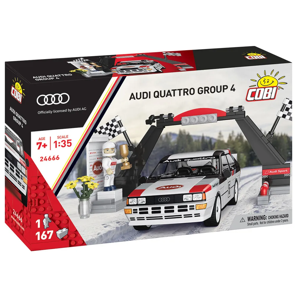 COBI AUDI quattro Group 4 (1981), 167 PCS