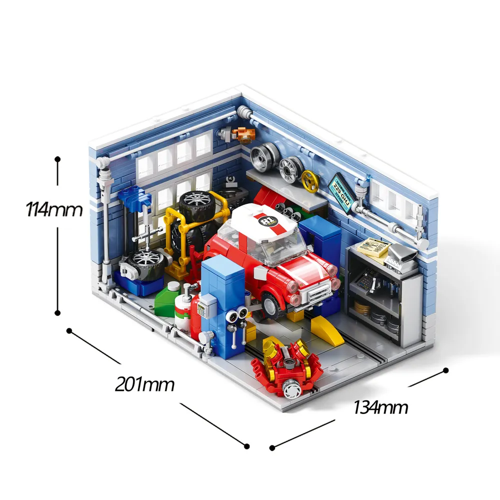 Reobrix Bilverkstad (746pcs) - 3