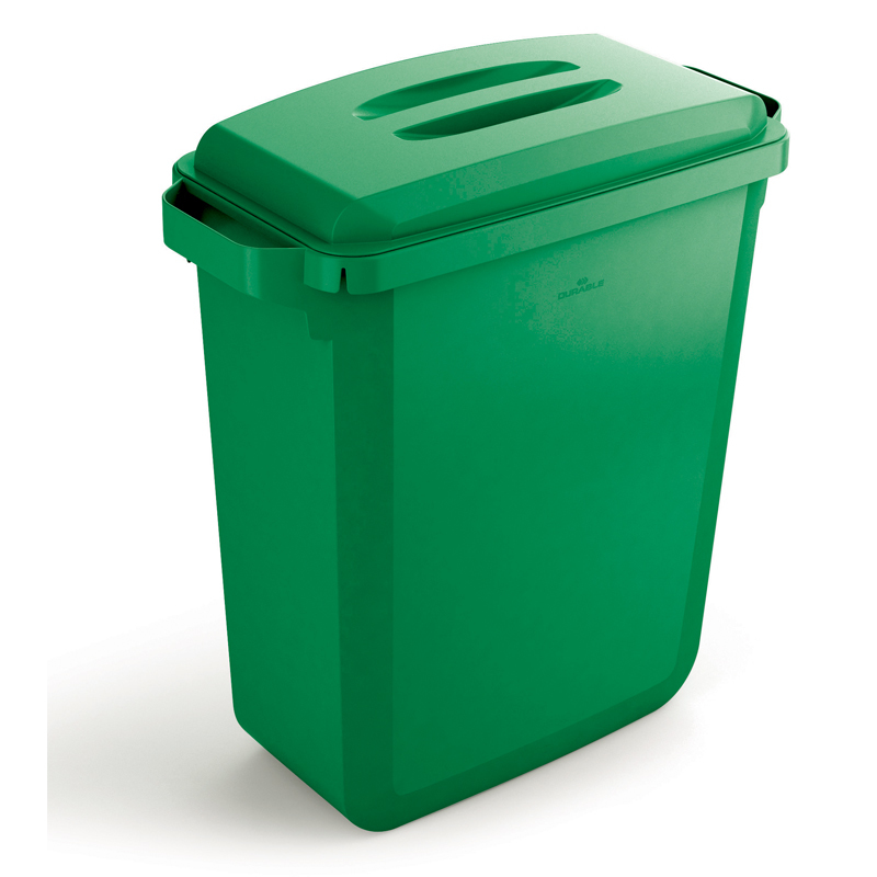 Binge med lock, 60 lit grön