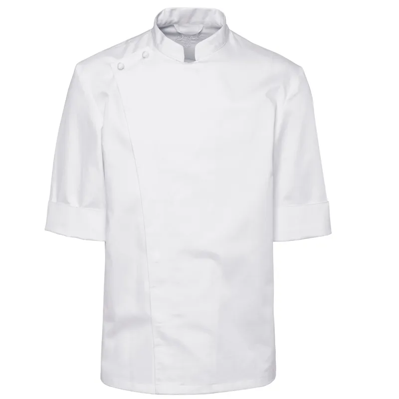 Kockrock kort ärm vit stl. 54