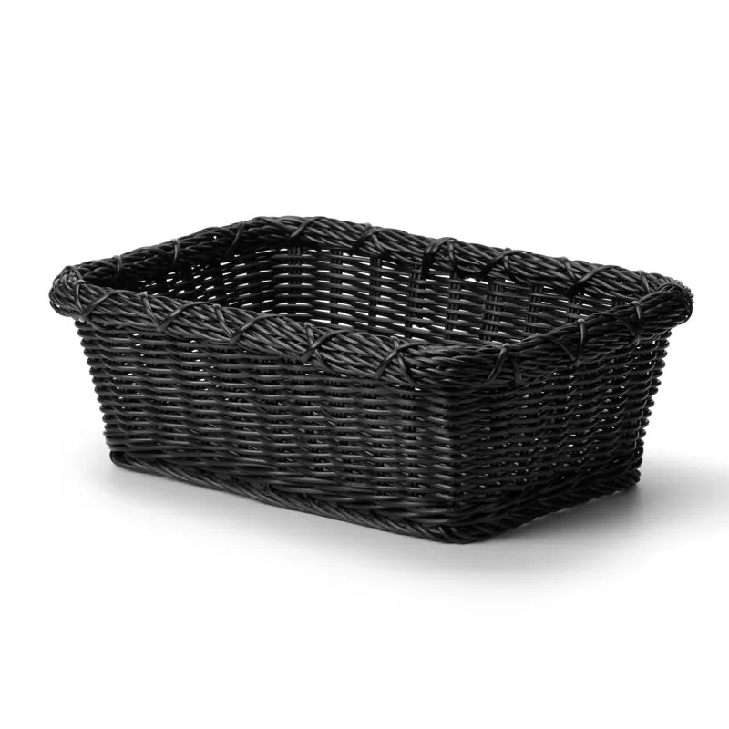 Korg, pp-plast, 375x280xh130 mm, svart