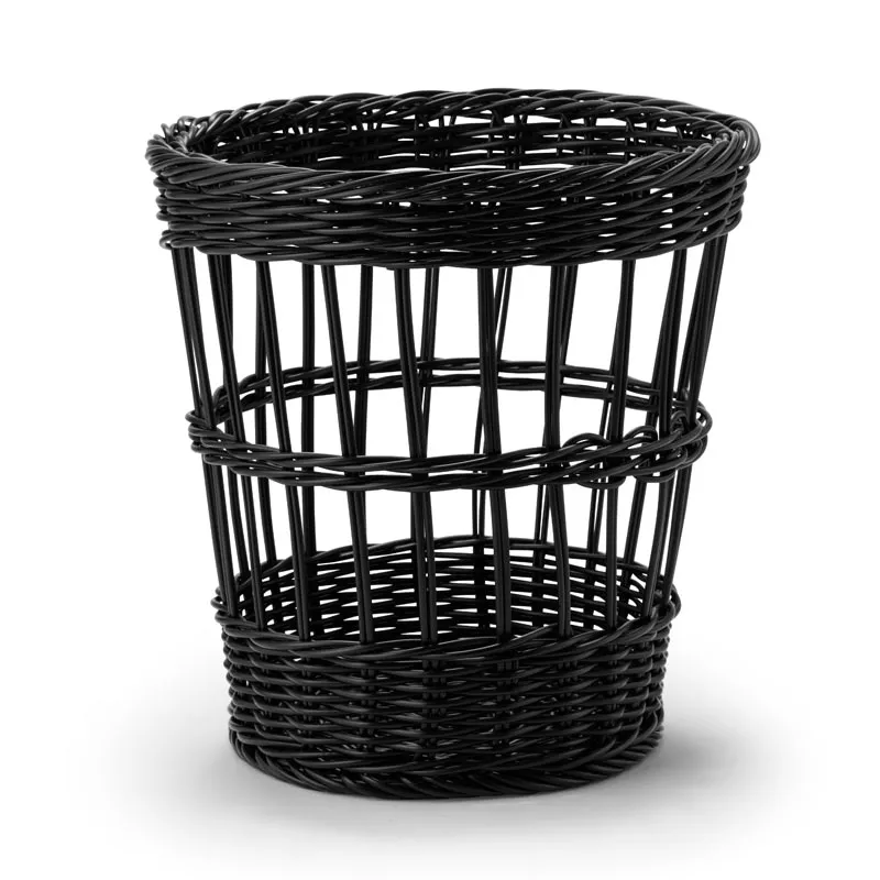 Baguettekorg diskbar Ø360/h360 mm svart