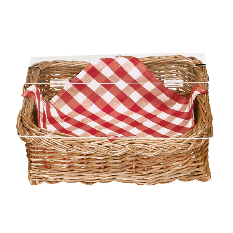 Brödkorg.Med lock & duk 440x400x120 mm