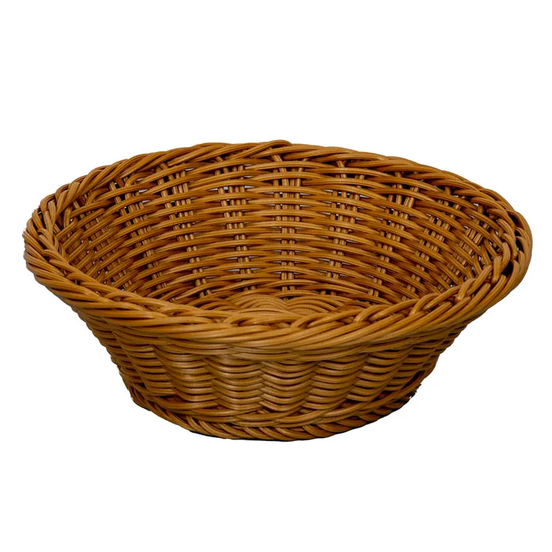 Brödkorg, Ø250/h80 mm brun, diskbar