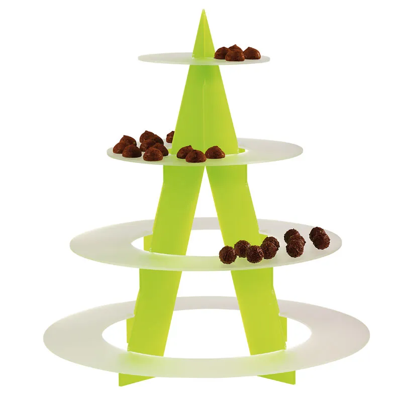 Exponeringsställning rund, grön 4 våningar