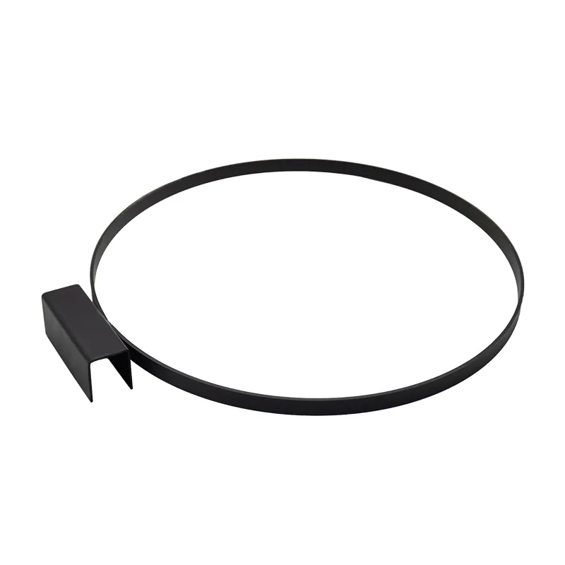 Hållare för baguettekorg på pallkrage, svart