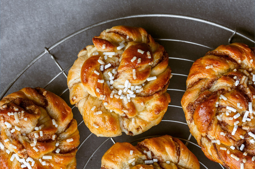 Klassiska och saftiga kanelbullar