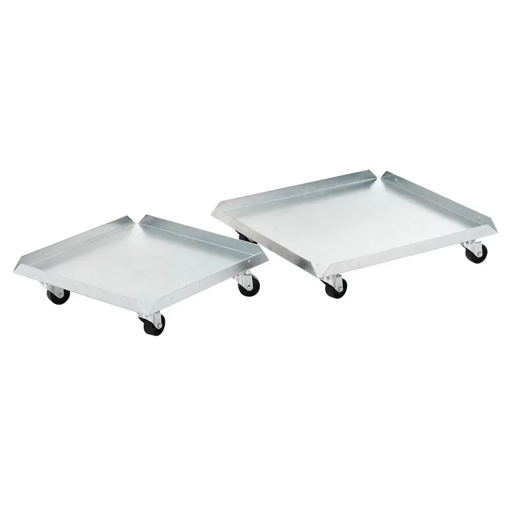 Tralla 500x500 mm med uppvikt kant