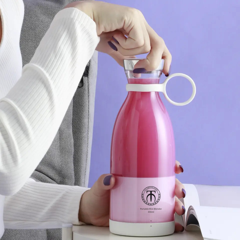 CT Portabel Mini Blender 350mL Vit - 4