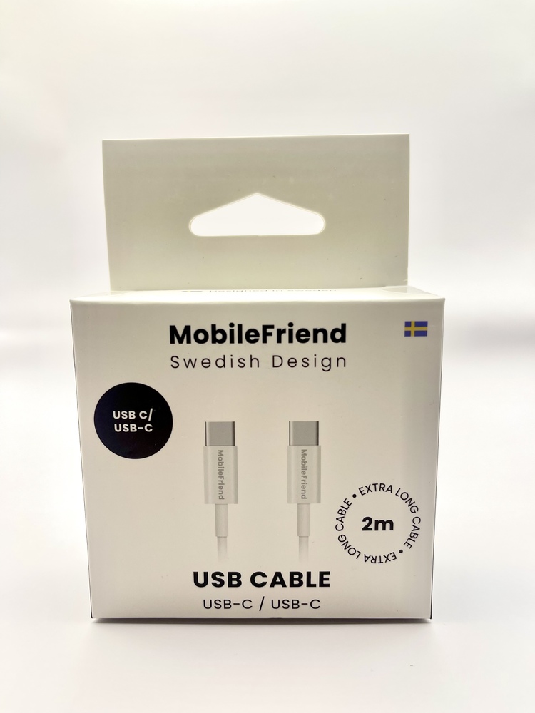 MobileFriend Cable 2 meter USB C - USB C