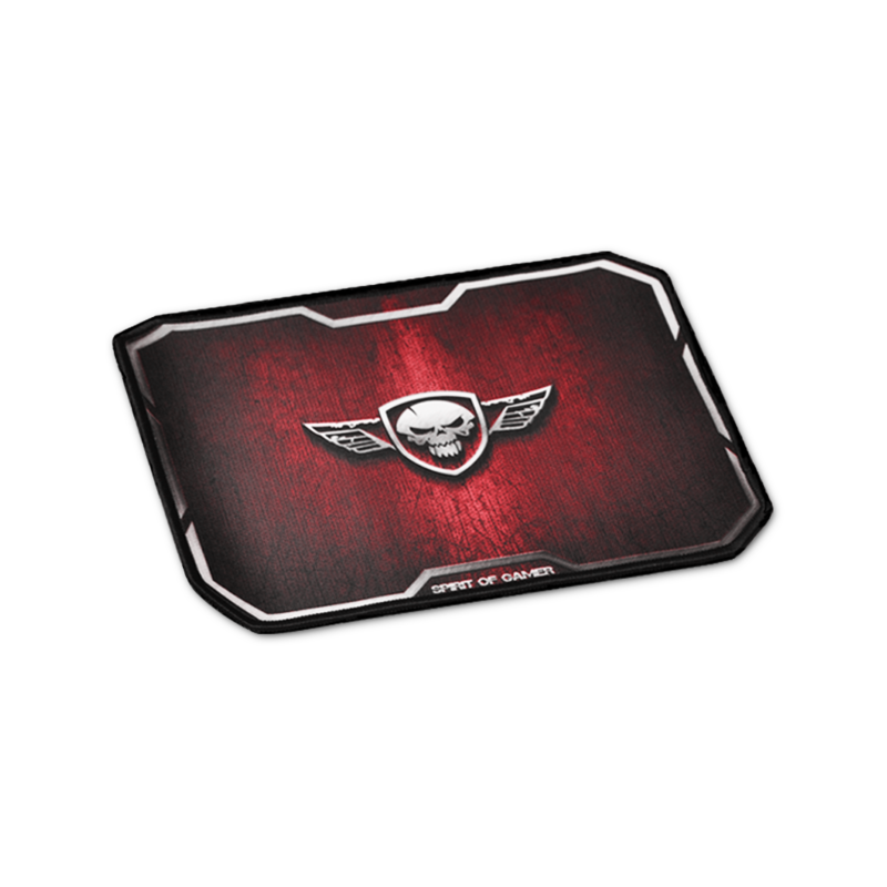 Spirit of Gamer Gaming Mouse Pad - Winged Skull Medium Size Red