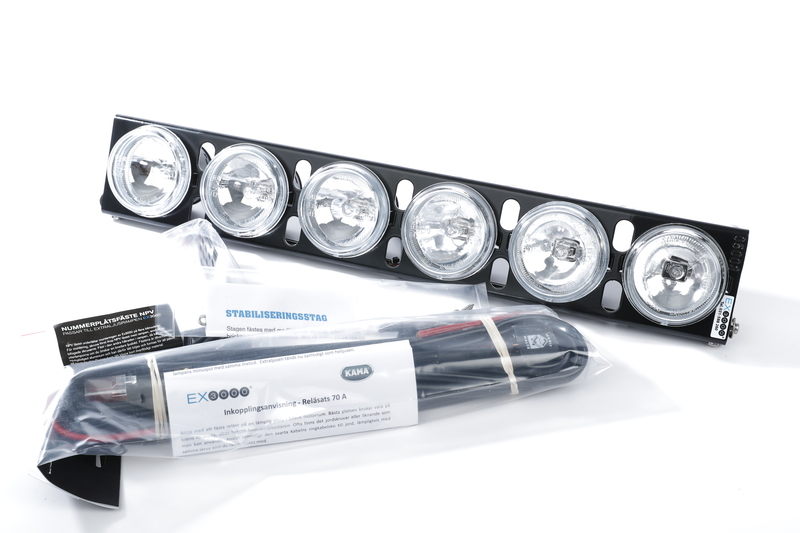 EXTRALJUSRAMP EX 3000-U6V Komplett - 3