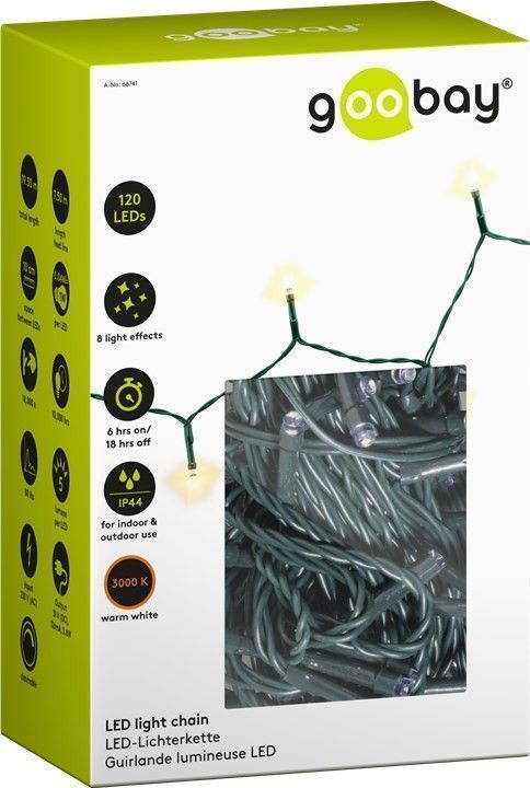 Ljusslinga med 120 LED, inkl. timer och 8 funktioner - 4