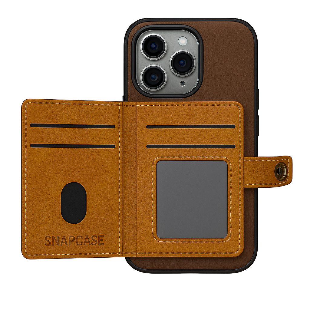 Snapcase RetroWallet iPhone 13/14/15/16e (Brown)