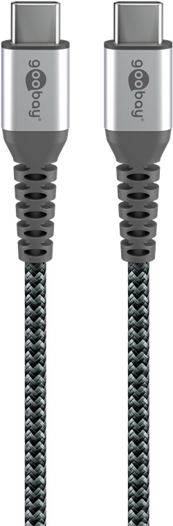 USB-C to USB-C (Space Grey/Silver), 0.5 m