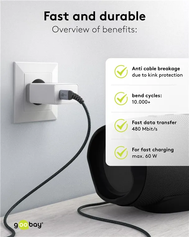 USB C - C (Space Grey/Silver), 0.5 m - 6