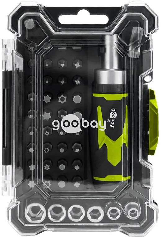 Skruvmejselsats med 43-delar bitssats