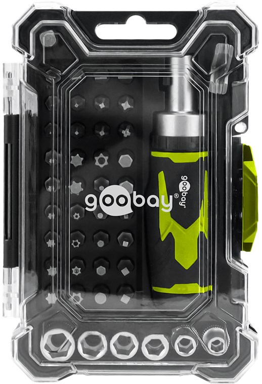 Skruvmejselsats med 43-delar bitssats