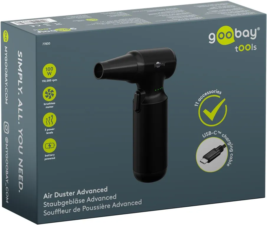 Air Duster Advanced Svart - 5