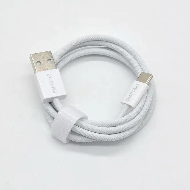 Snapcase 60W USB A - USB C Flätad kabel (2m)